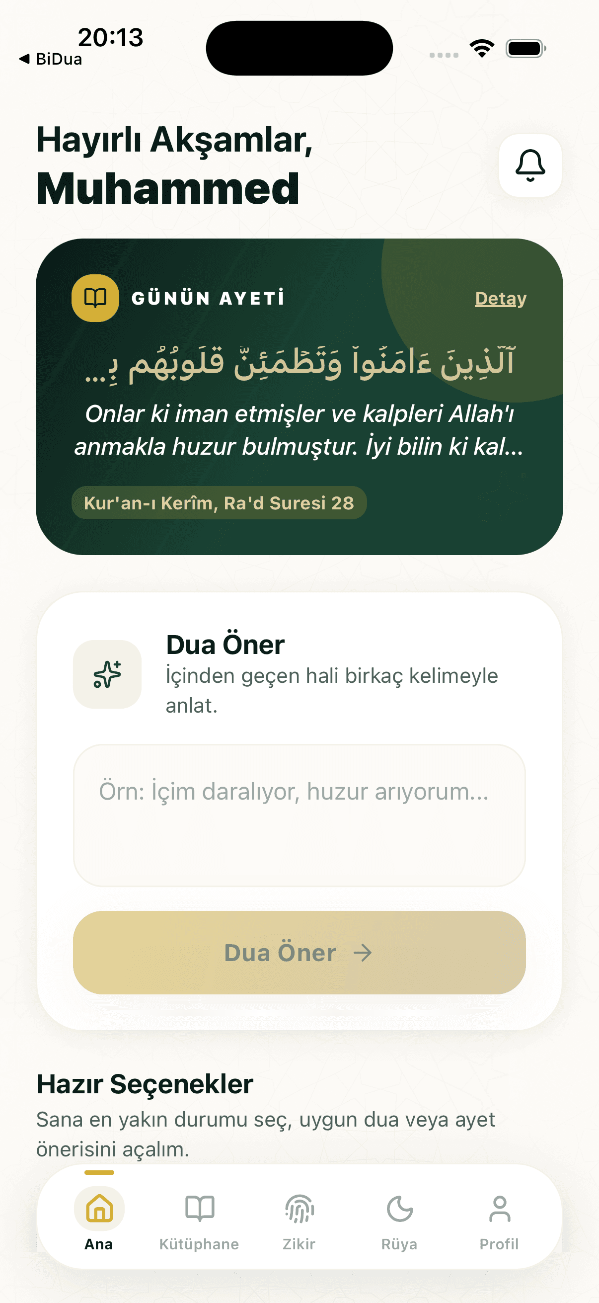 Ruh Haline Göre Öneriler